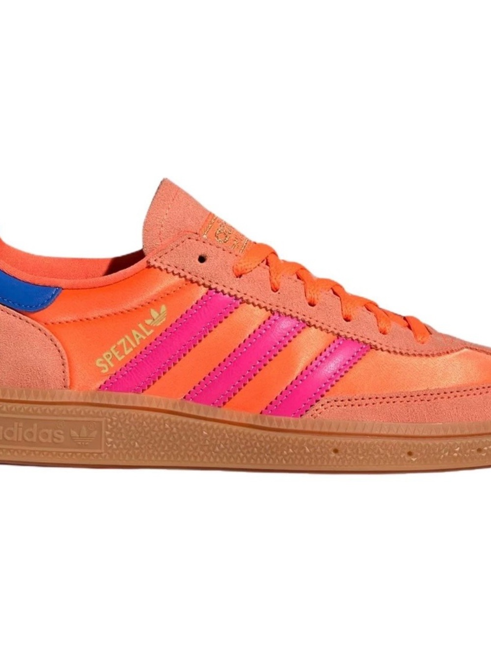 Adidas Spezial Orange with Pink Stripe Gum Sole BNIB